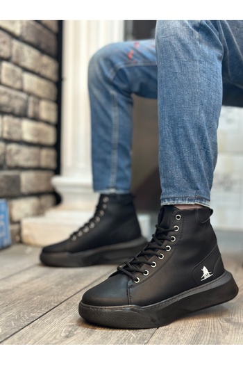 BOA Ανδρικά αθλητικά μποτάκια με ψηλή σόλα - Ba0155 Lace-Up