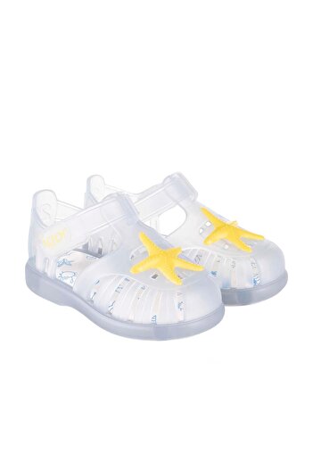 IGOR S10234 Tobby Starfish Kids White Yellow Sandals