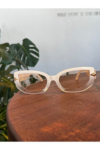 funeyes Yodin Ecru Gradient Cat Eye Sunglasses New Season