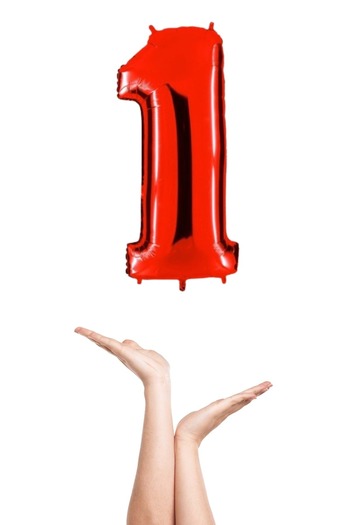 TURKUAZ PARTY Foil Balloon - Red Size 16 - Set of 16