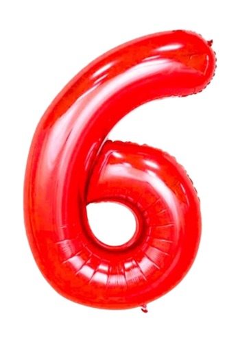 TURKUAZ PARTY Foil Balloon 16-6 Red Set