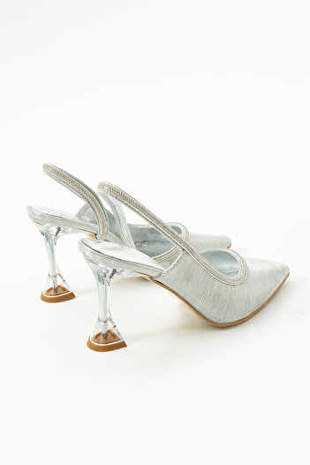 DUXAL SHOES Fomax Stone Detailed Transparent Heeled Shoes