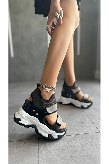 Modanizm Black Lahti Sandals