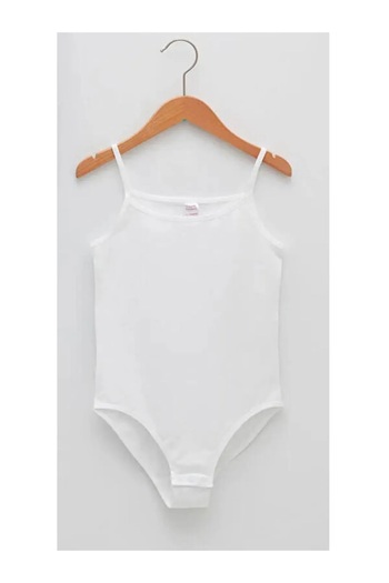 anıt iç giyim 6 Pieces Girl's Rope Strap Snap Body 92% Cotton 8 % Lycra
