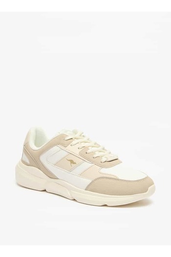 Kangaroos Men's Panelled Sports Shoes with Lace-Up Closure