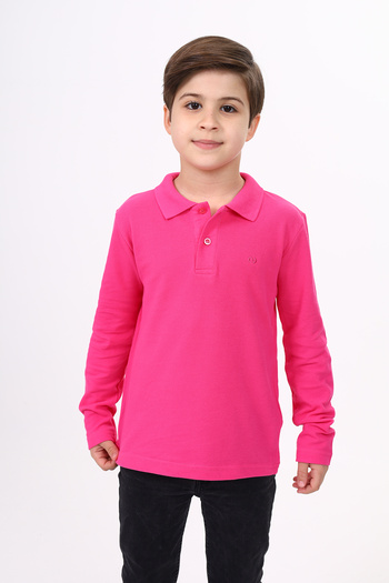Toontoy Unisex Kids Embroidery Detailed T-Shirt
