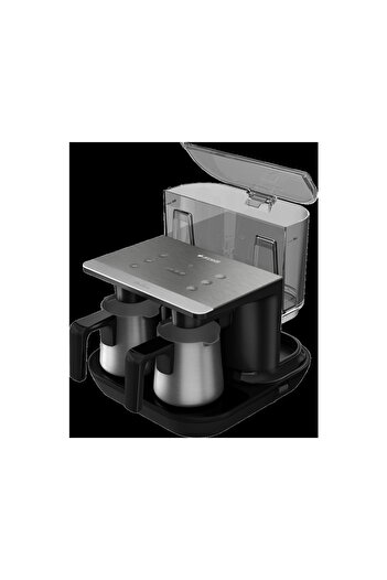 Arçelik Telve Gray Double Turkish Coffee Machine 1100 Watts Cook Sense Technology (Cooking Detection)