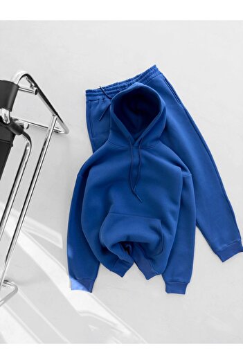 ablukaonline Чоловічий комплект спортивного одягу Indigo Oversize