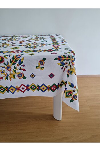 Milenam Traditional Ethnic Slap Patterned Tablecloth