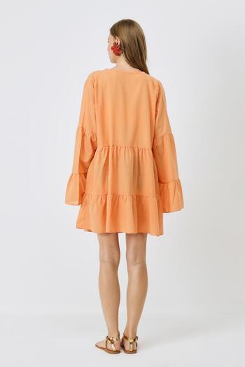 C&City 22329 Model Melon Pareo Beach Dress