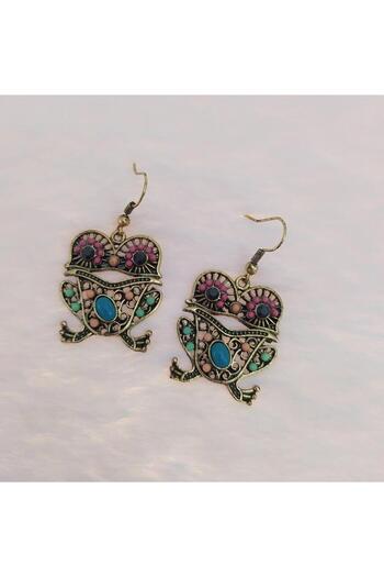 Hd Marketim Hdmarketim Vintage Hürrem Sultan Authentic Dangle Frog Earrings