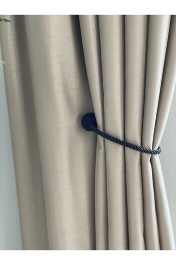 Cortibo Magnetic Cord Wrap Tulle and Background Curtain Collection Buckle - Black