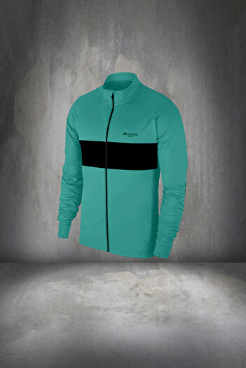 POSEIDON STORM Large Size Men's Water Green Special Supra Combed Cotton Sweat-Free Breathable Fabric Comfortable Tracksuit Set 4-1