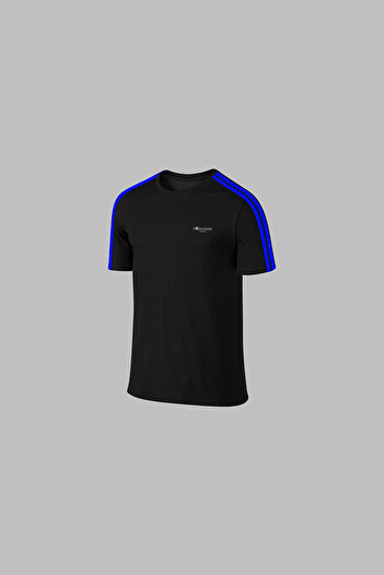 POSEIDON STORM Men's Black Supra Combed Cotton Tracksuit Set - Front Pocket, Comfortable Wear S-3XL