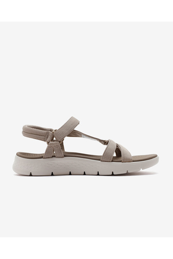 SKECHERS Go Walk Flex Sandal - Women's Beige Sandals 141451   Tpe