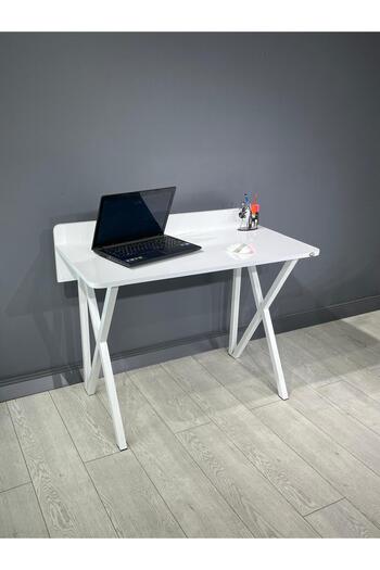hey modüler mobilya Rüya Çalışma Masası Beyaz Ayak 103 Cm