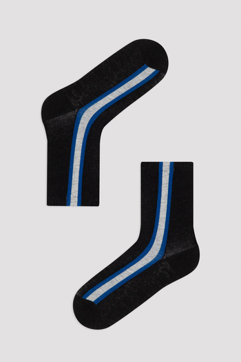Penti Çok Renkli Boys Lacivert Sports 4lü Soket Çorabı