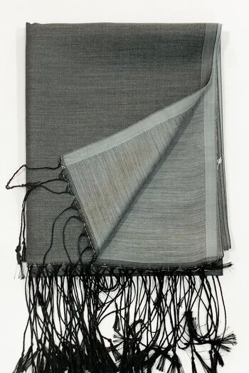 Mısırlı Silk Look Shawl - Dark Gray