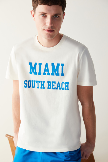 Penti Men's Miami Multicolor Shorts Pajama Set
