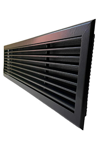 Alternatif ALTERNATİF TİME Lineer Şömine SİYAH Menfezi 60 X 15 Cm