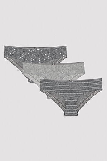 Penti Melange 3-Piece Multicolored Hipster Panties