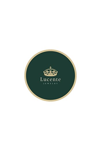 Lucente Jewellery Hediye Kutulu Kırmızı Güllü 925 Ayar Gümüş Altın Kaplama Sonsuzluk Kolyesi Taşlı Gül Kolye