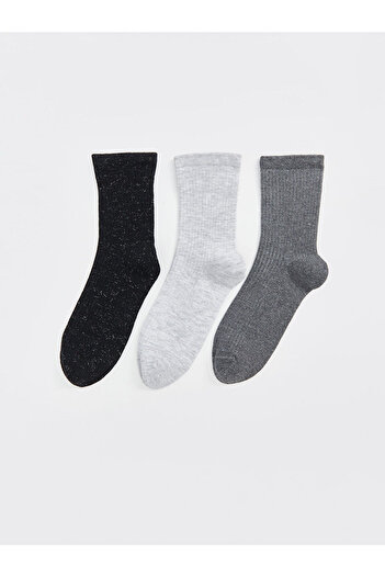 LC Waikiki Lcwk Women's Straight Socks 3 Pack