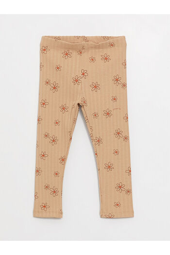 LC Waikiki Lw – Gemusterte Baby-Mädchen-Leggings mit elastischem Bund, 2er-Pack