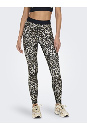 Only Play Hortum ONPGIL-2-LEO Hohe Taille Skinny Fit Hortum