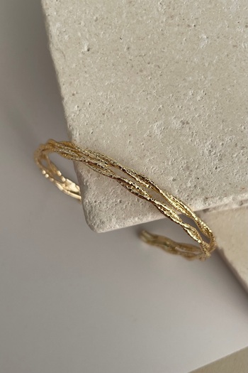 Lavian Accessories Knit Örgü Zincir Parlak Bileklik
