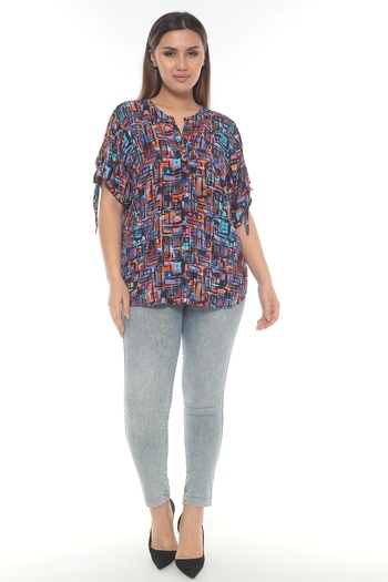 Lady Majestic Viscon Plus Size Blouse
