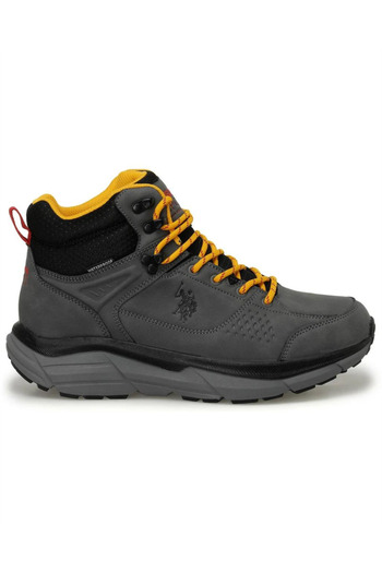 U.S. Polo Assn. Ανδρικές μπότες Henry 4Pr σε γκρι χρώμα (40-45) αδιάβροχες