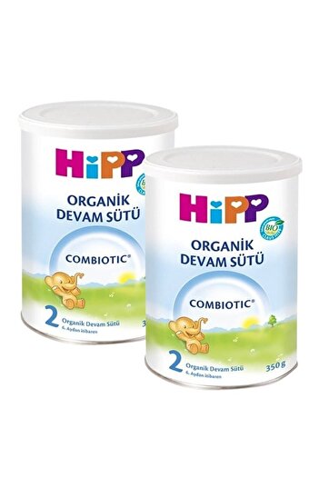 Hipp 2 Organik Combiotic Bebek Sütü 350gr 2 Adet