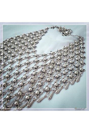 Z Jewelry Design DAKTARI - El Yapımı Etnik Otantik Bohem Kadın Yaka Kolye