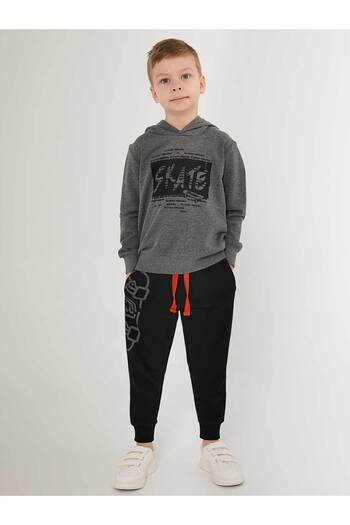 ROLY POLY 2-7 Years Old Boy Tracksuit Set - Anthracite Melange