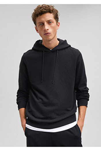 Mavi Black Hooded Black Sweatshirt 0S10135-900