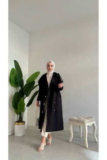 Butik Long Trencoat Women's Islamic Trencoat