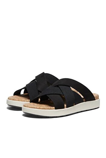 Keen Elle Mixed Slide 1027276 Μαύρες γυναικείες παντόφλες