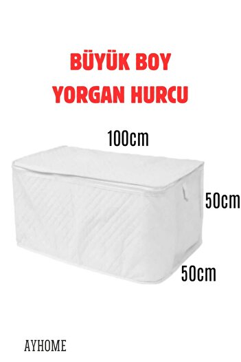AYHOME 10 Adet Hurç Büyük Boy Çeyizlik Ev Taşımalık Baza Altı Mega Boy Hurç 100 X 50 Cm