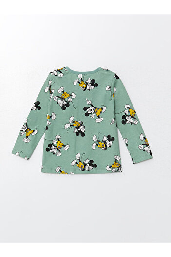 LC Waikiki Crew Neck Long Sleeve Printed Baby Boy Pajama Set