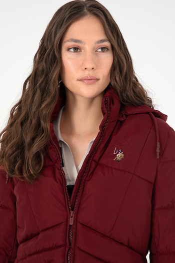 U.S. Polo Assn. Women's Burgundy Coat 50289581 -Vr014