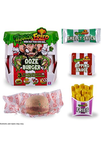 Terror Fried Ooze Burger, When Fast Food Goes Bad, Gross collectables with Slime, Boys Aged 4+