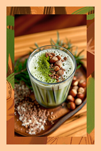 Mim and More Hazelnut Matcha - Fındık Aromalı Matcha, 25 gr