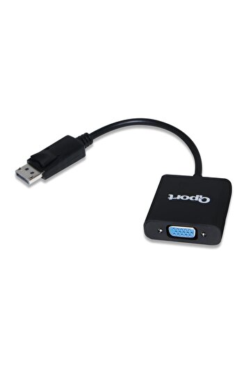Qport Q-PORT DISPLAY PORT - VGA ÇEVİRİCİ (Q-DP-VGA)