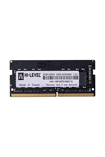 Hi-Level 8Gb 3200Mhz Ddr4 1.2V Cl22 Sodimm Notebook Ram Hlv-Sopc25600D4/8G