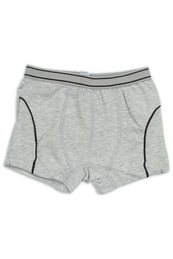 Tutku Boy's Gray 6 Pack Lycra Boxer ELF568TUT01336