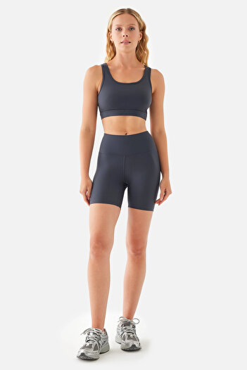 Superstacy Anna Comfylux High Waist Biker Smoked Sports Leggings