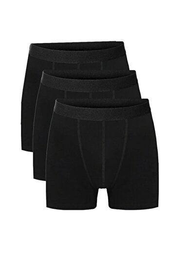 Belifanti Collection Ανδρικό βαμβακερό 6 τμχ Λευκό εσώρουχο και 6 τμχ μαύρο μπόξερ σετ 12 τμχ
