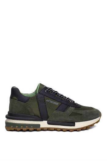 MARCOMEN 152-20354 Men's Genuine Leather Walking Shoes - Khaki