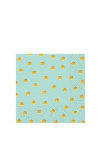 Roll-Up Mint Green Pastel Paper Napkin - 33x33 Cm, Pack of 20